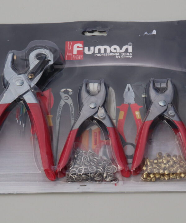 pinza set a fustella + 2 pinze occhielli