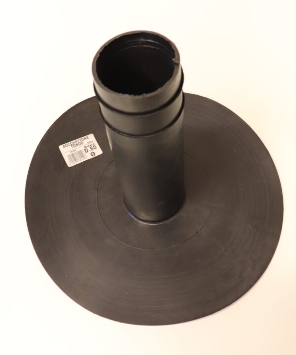 Bocchettone tondo pvc dm 80