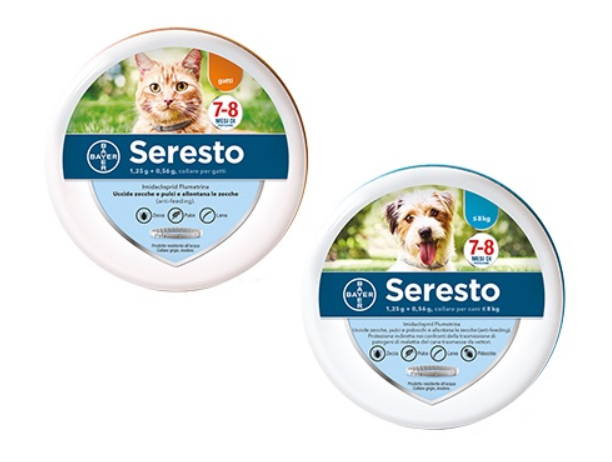 Antiparassitari Bayer Collari "SERESTO" cani e gatti