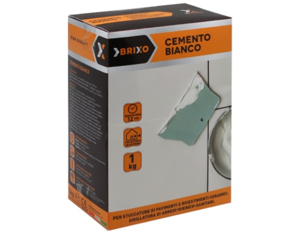 Polvere "BRIXO" Cemento Bianco