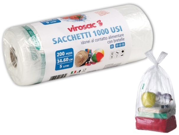 Buste Milleusi per alimenti 34x60 cm. con manici
