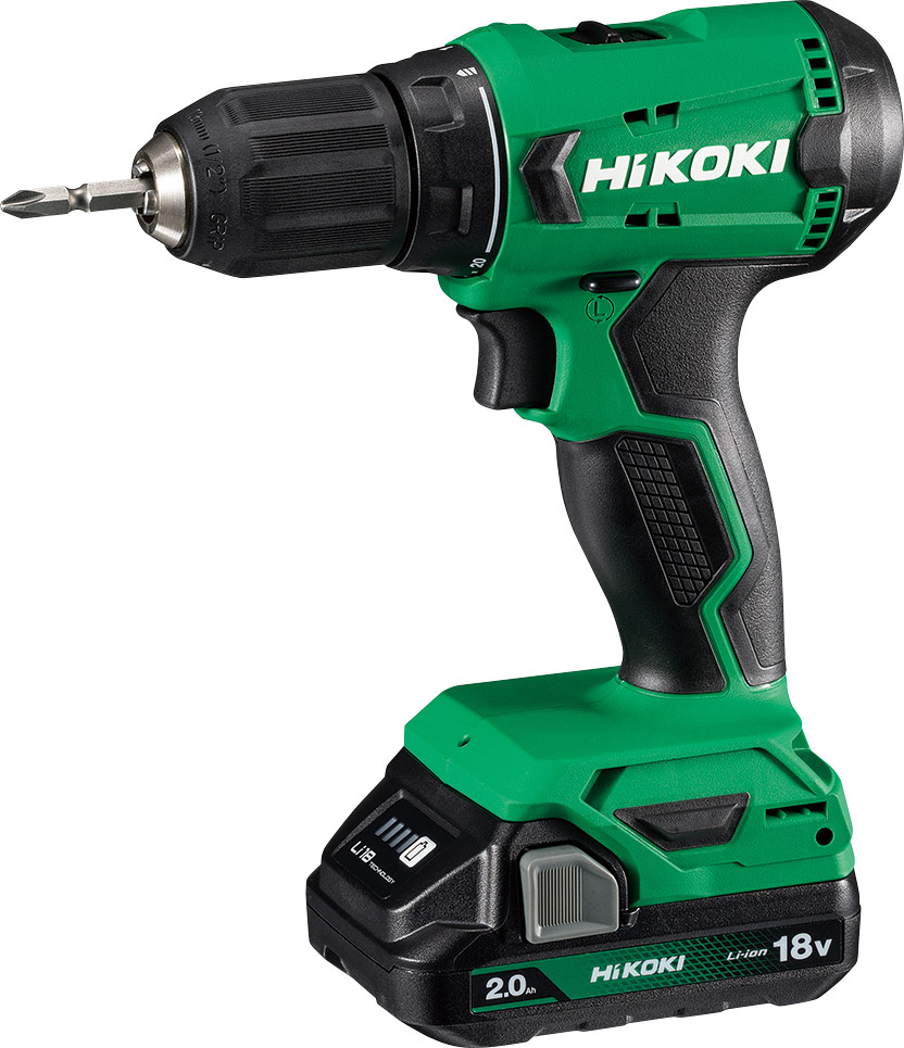 Trapano avvitatore non percussore Hikoki "DS18DA" 18V 2x2.0Ah