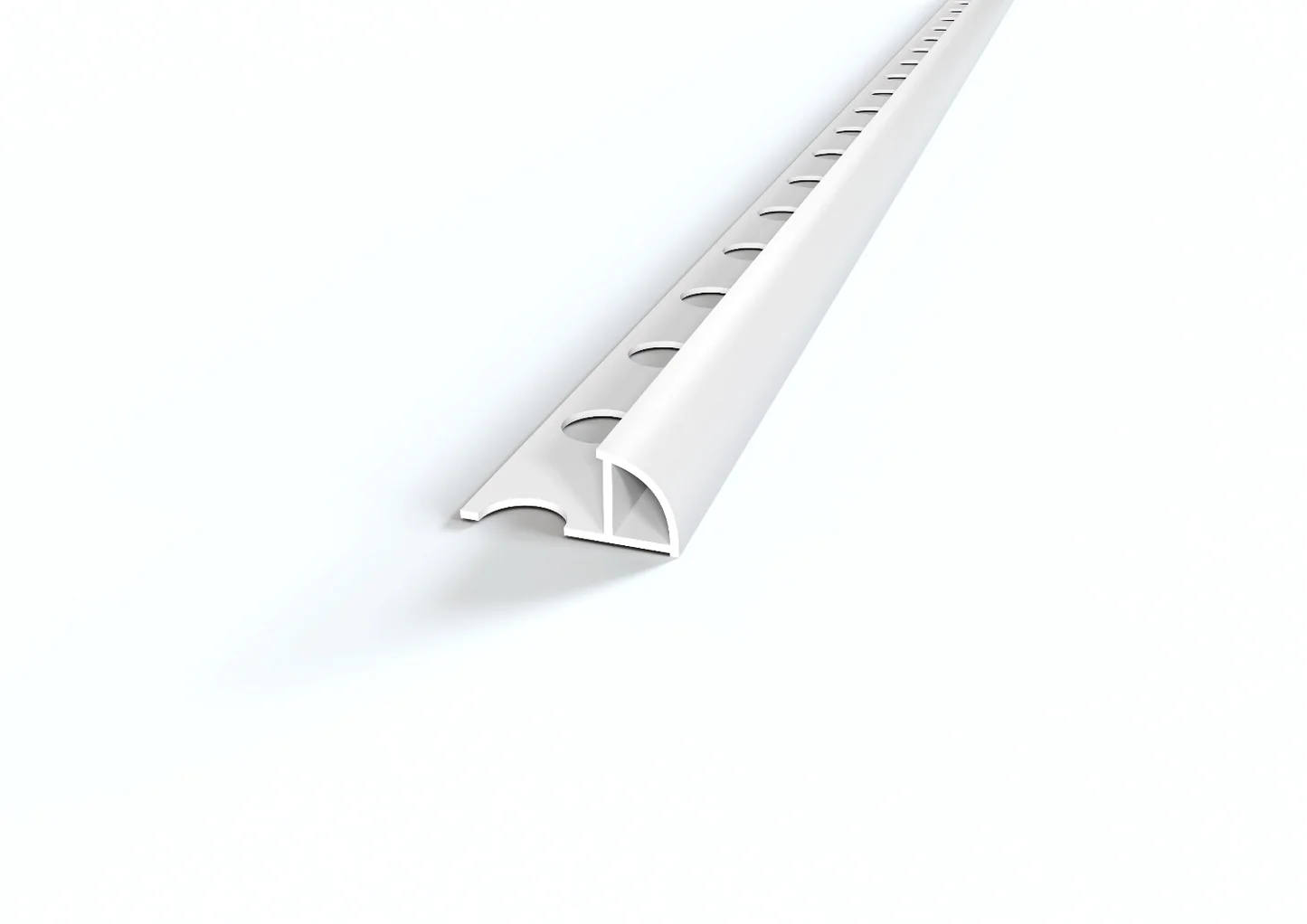 PROFILO JOLLY PVC BIANCO H.10 CM.260