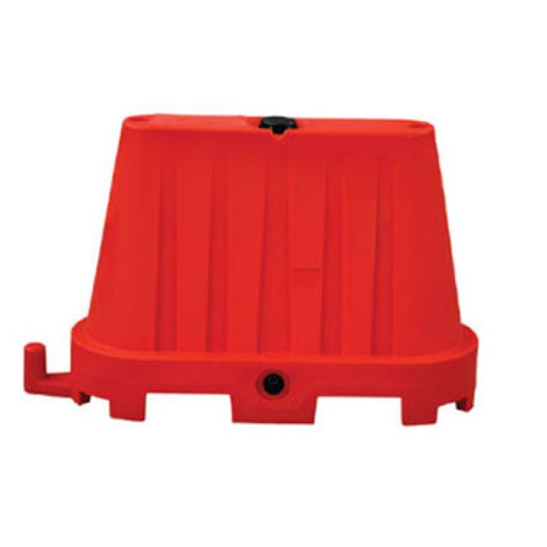 BARRIERA STRADALE "WALLY R" PVC ROSSO CM.100X40X70H