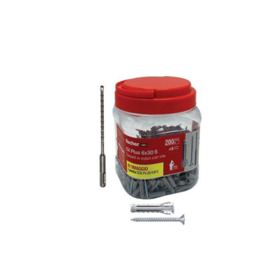 TASSELLO NYLON SX 6S PLUS VITE TSP PROPACK FISCHER