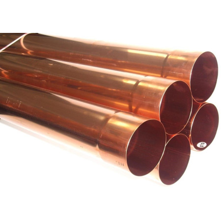 Pluviale dm 80 rame (3 mt)