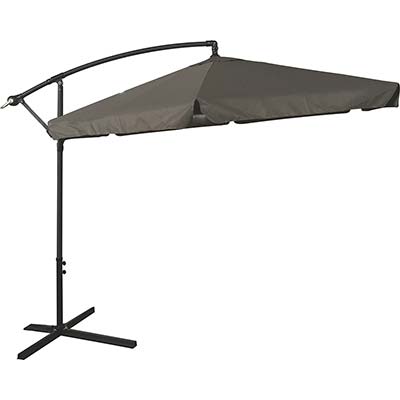 OMBRELLONE PALO LATERALE BANANA DOMUS - ACCIAIO/POLY TORTORA MM 48 MT 3