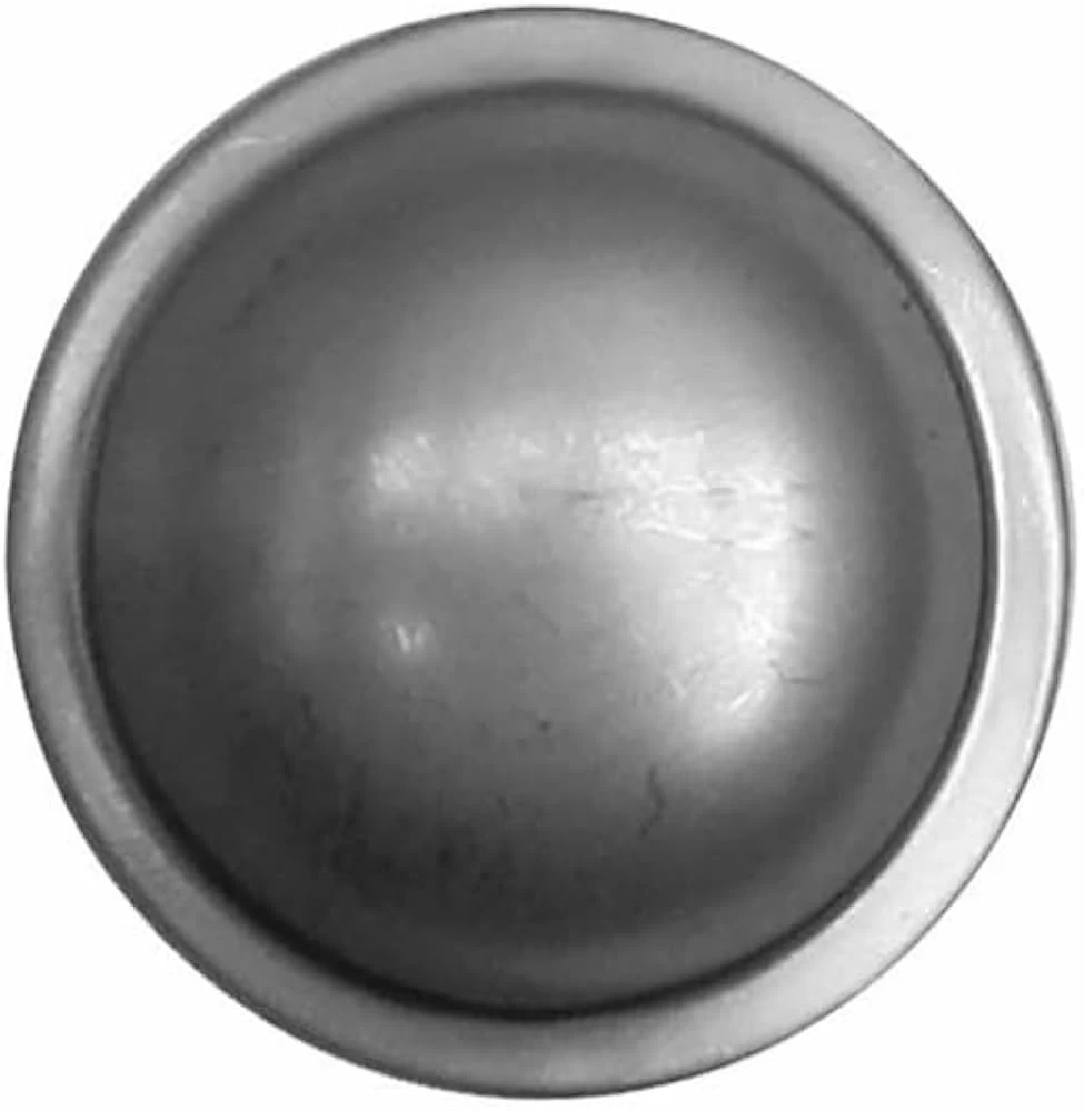 Una borchia coprivite di colore grigio