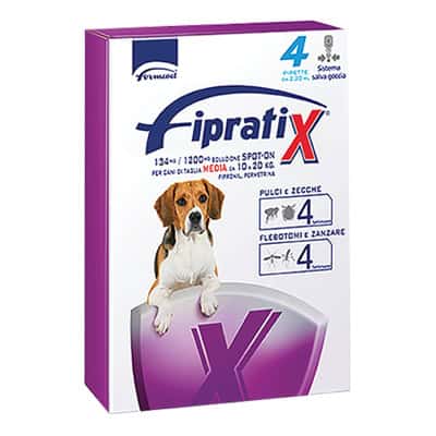 ANTIPARASSITARIO FIPRATIX CANE FORMEVET - KG 10/20 CF=PIPETTE 4