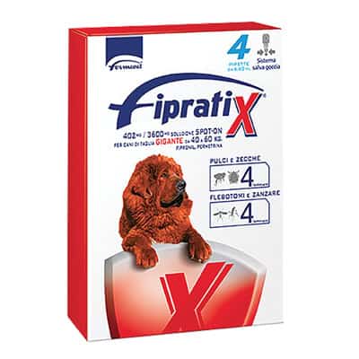 ANTIPARASSITARIO FIPRATIX CANE FORMEVET - KG 40/60 CF=PIPETTE 4