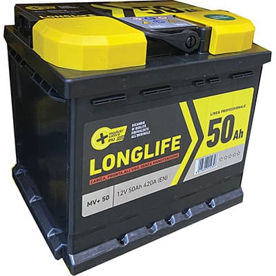 BATTERIA AUTO MODULO VALORE + - AH 50 DX SPUNTO 420A MM 207X175 H.MM 190