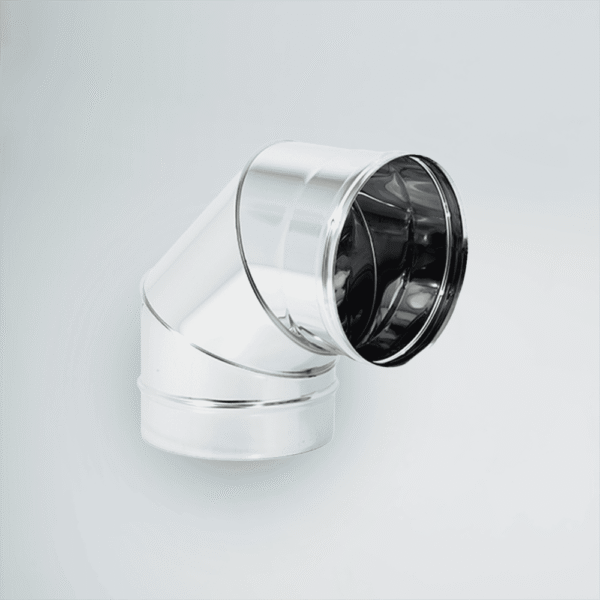 Curva m.p. inox 90°