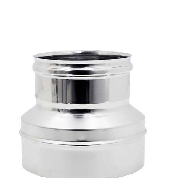 Riduzione in acciaio inox mono parete