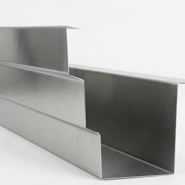 Grondaia in acciaio inox due scalini + testata