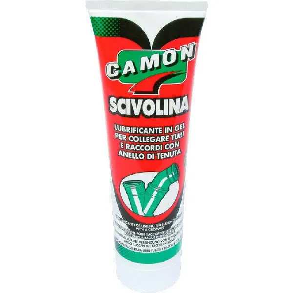 Scivolante per tubi da innesto in gel scivolina camon 250 ml.